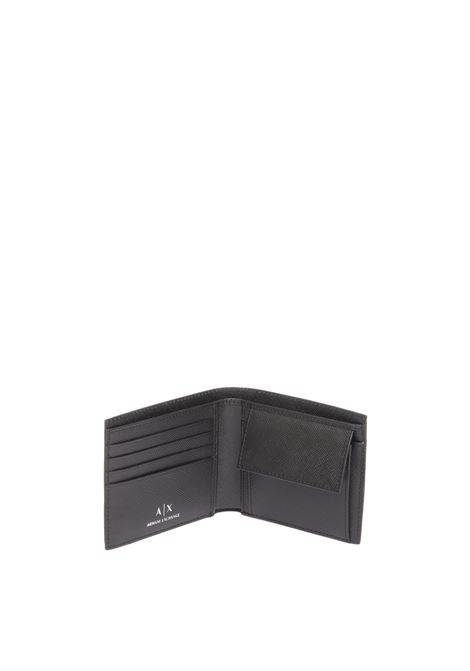 black logo wallet ARMANI EXCHANGE | 958098CC843-00020